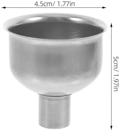 4pcs Stainless Steel Funnels Set for Kitchen and Home Use