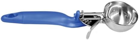 TrueCraftware- 2 oz Lever Disher #16 Stainless Steel with Blue Color