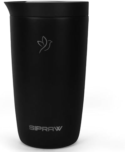 12oz Travel Coffee Mug with Lid | Insulated Stainless Steel Tumbler