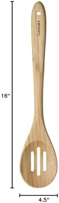 Cuisinart CTG-BAM-2SP Green Gourmet Bamboo Solid and Slotted Spoons