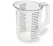 Rubbermaid Commercial Products Bouncer Clear Measuring Cup 4-Cup/1-Quart Clear - Image 2