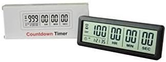 Digital 999 Days Countdown Clock Timer, White