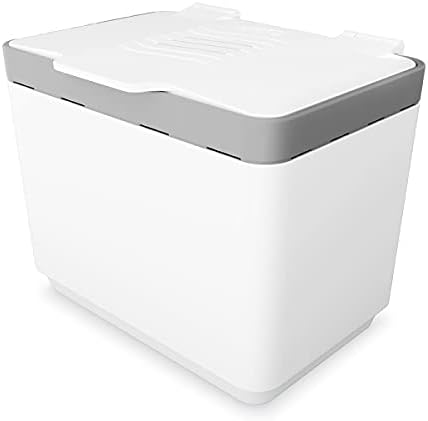 GLAD 1.5 Gallon White Kitchen Compost Bin