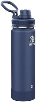 Takeya Actives Stainless Steel Water Bottle, Insulated Spout Lid