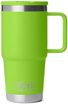 YETI Rambler 20 oz Travel Mug with Flip Straw Lid – Stainless Steel