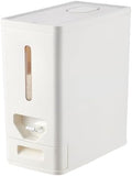 UFORU 22-25 LB Rice Dispenser,Airtight Rice Container with Built-In