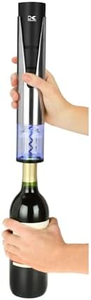 Kalorik Electric Wine Opener and Preserver Includes 2-in-1 Bottle