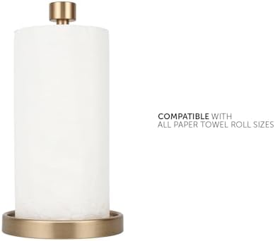 Ivilon Countertop Paper Towel Holder, Warm Gold