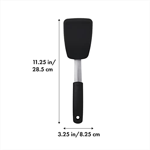 OXO Good Grips Small Silicone Flexible Turner - Black