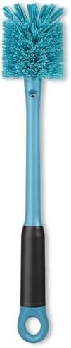 2-in-1 Bottle Cleaning Brush and Straw Cleaner Brush, Total Blue