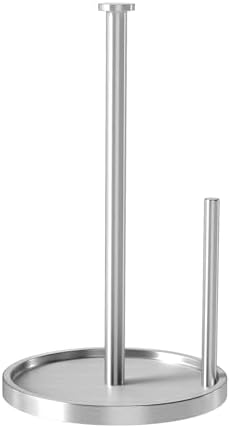 Paper Towel Holder Countertop, Stainless Steel, Silver
