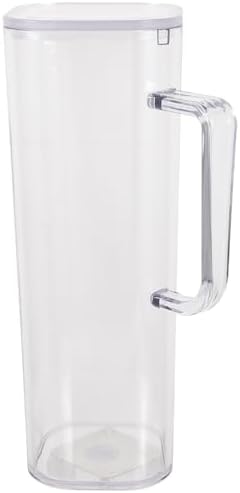 Acrylic Water Pitcher 1200ml 40.5oz with Lid for Refrigerator Drinks