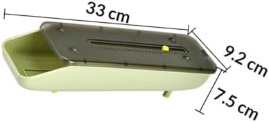 Refrigerator Egg Storage Box, Drawer Type Multi Layer Plastic Green