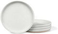 LIANYU Dinner Plate Set of 4, 7.75 Inch Stoneware Salad Kitchen