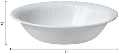 Corelle Embossed Bella Faenza 18 Ounce Soup/Cereal Bowl (Set of 4)