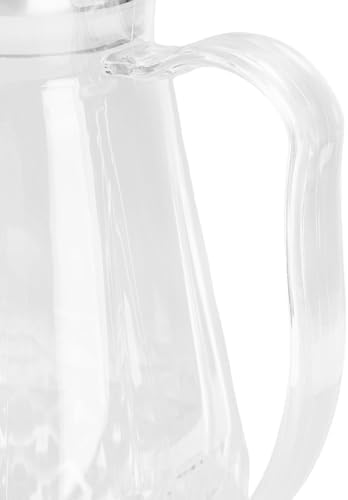 Water Pitcher, 50oz Acrylic Clear Water Jugs with Handle & Lid