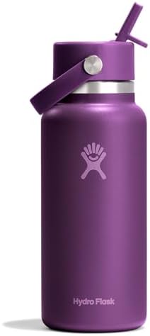 Hydro Flask Water Bottle - Insulated Stainless Steel - Wide Mouth Flex