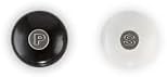 Le Creuset Salt and Pepper Mill Set, 8", Black and White