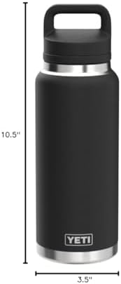 YETI Rambler 26 oz Bottle, Vacuum Insulated, Stainless Steel with Chug