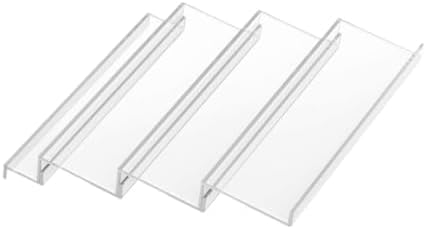 Acrylic Spice Rack Organizer, Expandable Tiered Drawer Insert Shelf