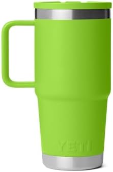 YETI Rambler 20 oz Travel Mug with Flip Straw Lid – Stainless Steel