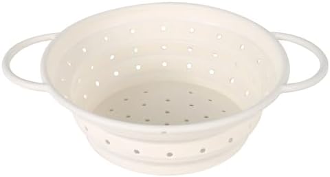 DONGKER Collapsible Colander Strainer,Foldable Silicone Draining