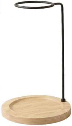Coffee Dripper Stand Wooden Metal Pour Over Station Glass Cup Quick