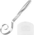 Seamless Danish Dough Whisk, 10 Inch Stainless Steel