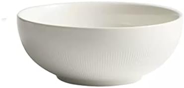 Chicken Salad Bowl Rice Bowl Household Ceramic Salad Bowl White Small