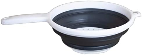 Collapsible Kitchen Strainer with Handle - Silicone Colander