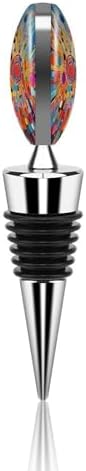 Bright Abstract Patterns Wine Stopper Vacuum Alloy Wine Bottle Stopper