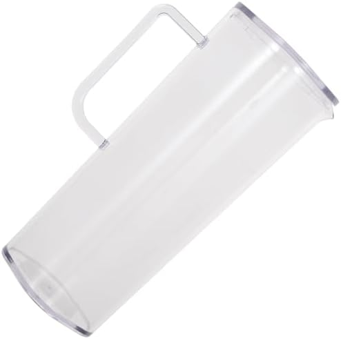 Homoyoyo 1200ml Cold Water Pitcher with Handle, Acrylic Drinking Water