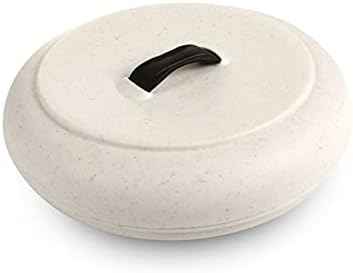 Dexas Durable Microwavable Tortilla Warmer XL 9.5 Inches, Natural Oat