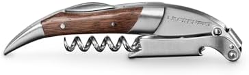 Le Creuset Black Walnut Corkscrew Wine Opener