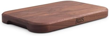 Boos Chop-N-Serve Walnut Chopping Board, 30.5 x 20 x 2.5 cm