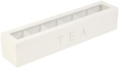 Divided Storage Organizer Container with 6 Compartments Food Storage