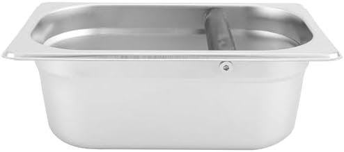 Espresso Knock Box, 10.4x6.3x3.9in Coffee Knock Box Stainless Steel