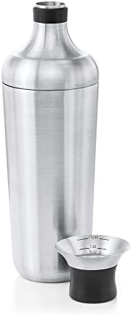 OXO Steel Cocktail Shaker with Strainer, Stainless Finish - 24 oz