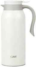 GiNT 51 Oz Stainless Steel Thermal Coffee Carafe, Double Walled Vacuum