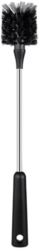 Water Bottle Brush, 15 Inches Long Stainless Steel Handle Bottle Brush