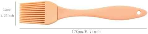 Silicone Oil Brush 4PCS Household Pouring Pastry Brush with Removable
