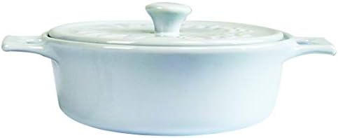 Gourmet du Village, Caquelon Pour Brie - 2 Piece Ceramic Brie Baker