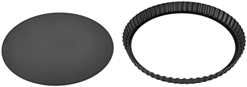 Nonstick Tart Pan with Removable Bottom | 12 Inch Deep Quiche Pan for