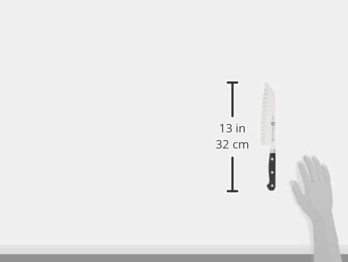 ZWILLING Professional S 7-Inch Hollow Edge Santoku Knife