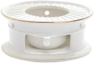 CHENP.HMC Teapot Warmer, Ceramic Tea Warmer with Tealight