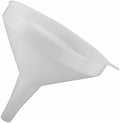 Winco 6 1/4" White Plastic Commercial Funnel