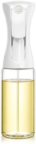 Mistifi 240ml Glass Oil Sprayer, White Head