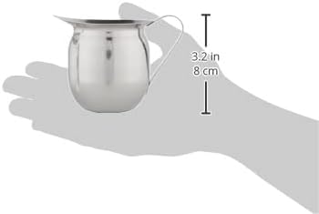 Winco Stainless Steel Bell Creamer - Image 4