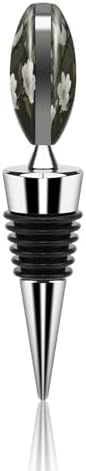 White Flowers Spring Wine Stopper Vacuum Alloy Wine Bottle Stopper