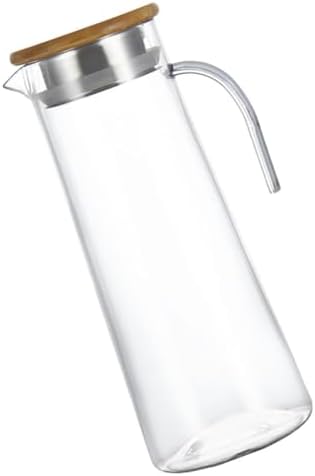 Acrylic Beverage Pitcher with Lid, 1.2l Cold Water Container